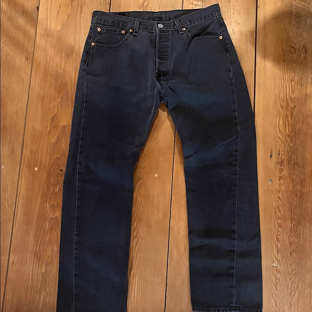 Levi’s 501 charcoal jeans